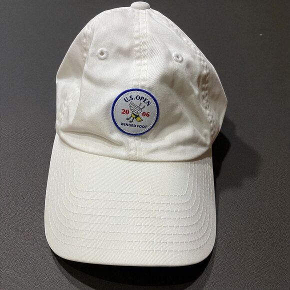 American Needle VTG US Open 2006 Winged Foot Strapback White Cap Hat Mens OS - Picture 1 of 7